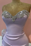 Gorgeous Sweetheart Beadings Prom Dress With Side Slit HZ1024