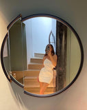 Modest Sheath One Shoulder Short White Homecoming Dresses 21st Birthday Outfits HZ1024
