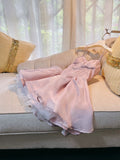 Simple A Line Spaghetti Straps Pink Short Homecoming Dresses 18th Birthday Outfit HZ1024