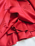 Simple A Line Spaghetti Straps Red Short Homecoming Dresses 18th Birthday Outfit HZ1024