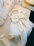 Pretty Ball Gown Straps Lace Flowers Homecoming Dresses Birthday Outfits With Bow HZ1024