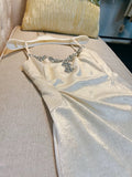 Sexy Sheath Spaghetti Straps Ivory Floor Length Prom Dress Formal Dresses With Beads HZ1024