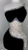 18th Birthday Outfits Sheath Homecoming Dress One Shoulder Black Short Mini Party Dress HZ1024