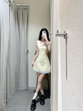 Simple A Line Satin Short Homecoming Dress 18th Birthday Outfits HZ1024