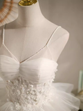 Simple A line Short Birthday Dress White Homecoming Dresses With Beads HZ1024