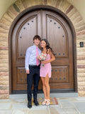Elegant Mermaid Strapless Pink Satin Short Homecoming Dress 19th Birthday Outfits HZ1024