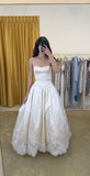 Pretty A Line Spaghetti Straps Stain Lace Long Prom Dresses Formal Dress HZ1024