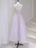 Sexy A Line Sleeveless Pink Floral Long Prom Dress HZ1024
